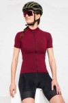Damska koszulka kolarska merino Malamute 2.0 SS wino