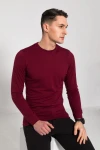 Koszulka merino Burek LS wino