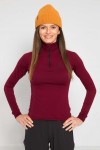 Damska koszulka outdoorowa Malamute 2.0 Outdoor LS wino