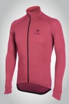 Koszulka kolarska merino Malamute 2.0 LS polna róża