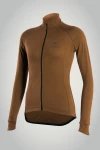 Damska koszulka kolarska merino Malamute 2.0 LS orzech włoski