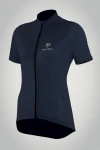 Damska koszulka kolarska merino Husky 2.0 SS pełnomorski
