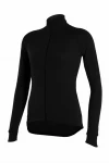 Damska koszulka kolarska merino Malamute 2.0 LS czarny
