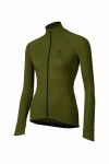 Damska koszulka kolarska merino Malamute 2.0 LS pistacja